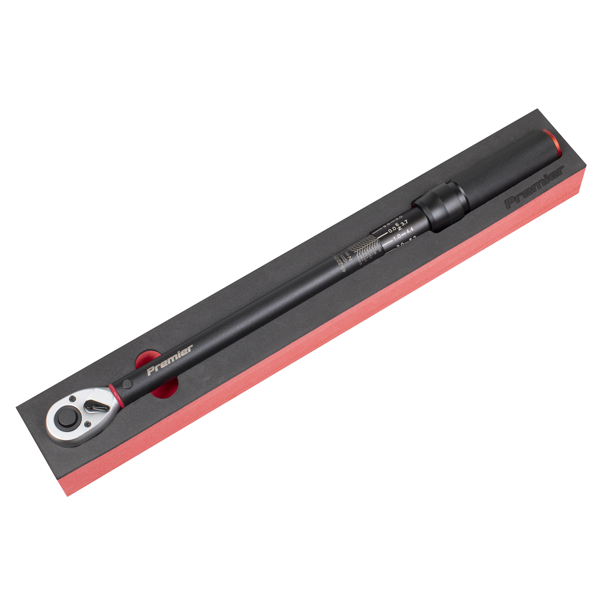 Sealey STW904B Torque Wrench Micrometer 1/2"Sq Drive Calibrated 40-220Nm - Premier Black - additional view 7