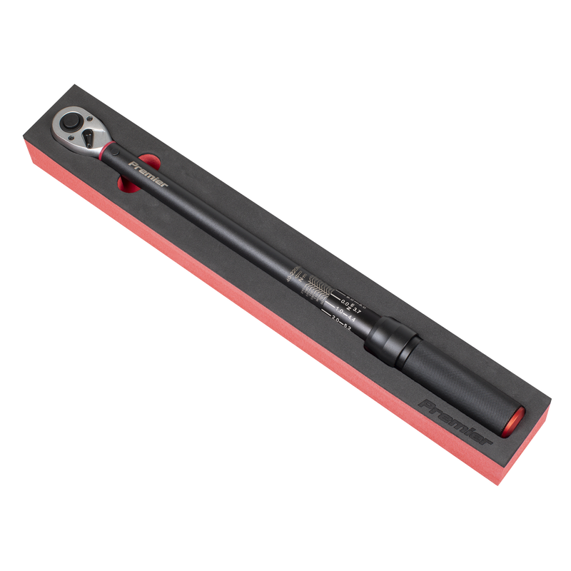 Sealey STW904B Torque Wrench Micrometer 1/2"Sq Drive Calibrated 40-220Nm - Premier Black - additional view 6