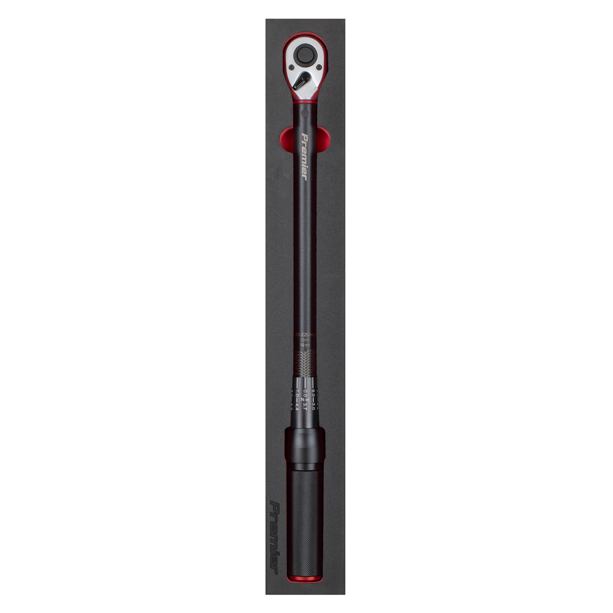 Sealey STW904B Torque Wrench Micrometer 1/2"Sq Drive Calibrated 40-220Nm - Premier Black - additional view 8