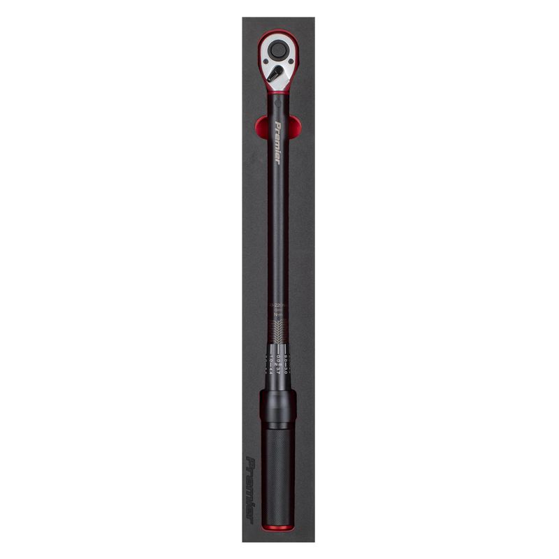 Sealey STW904B Torque Wrench Micrometer 1/2"Sq Drive Calibrated 40-220Nm - Premier Black - additional view 8