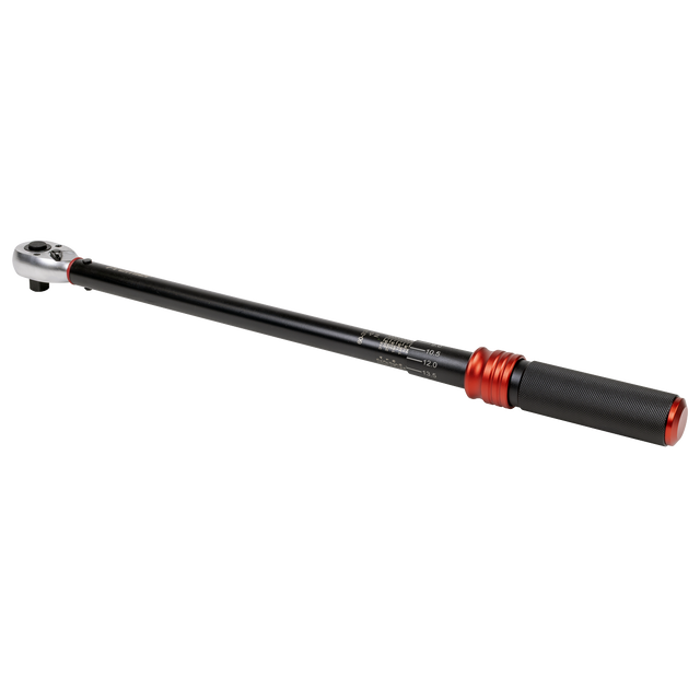 Sealey STW905B Premier Black Torque Wrench Micrometer 1/2"Sq Drive Calibrated 60-330Nm