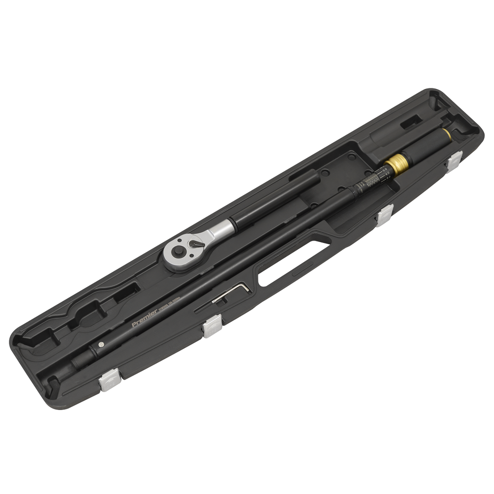 Sealey STW908B Premier Black Torque Wrench Micrometer 3/4"Sq Drive Calibrated 200-1000Nm - additional view 2