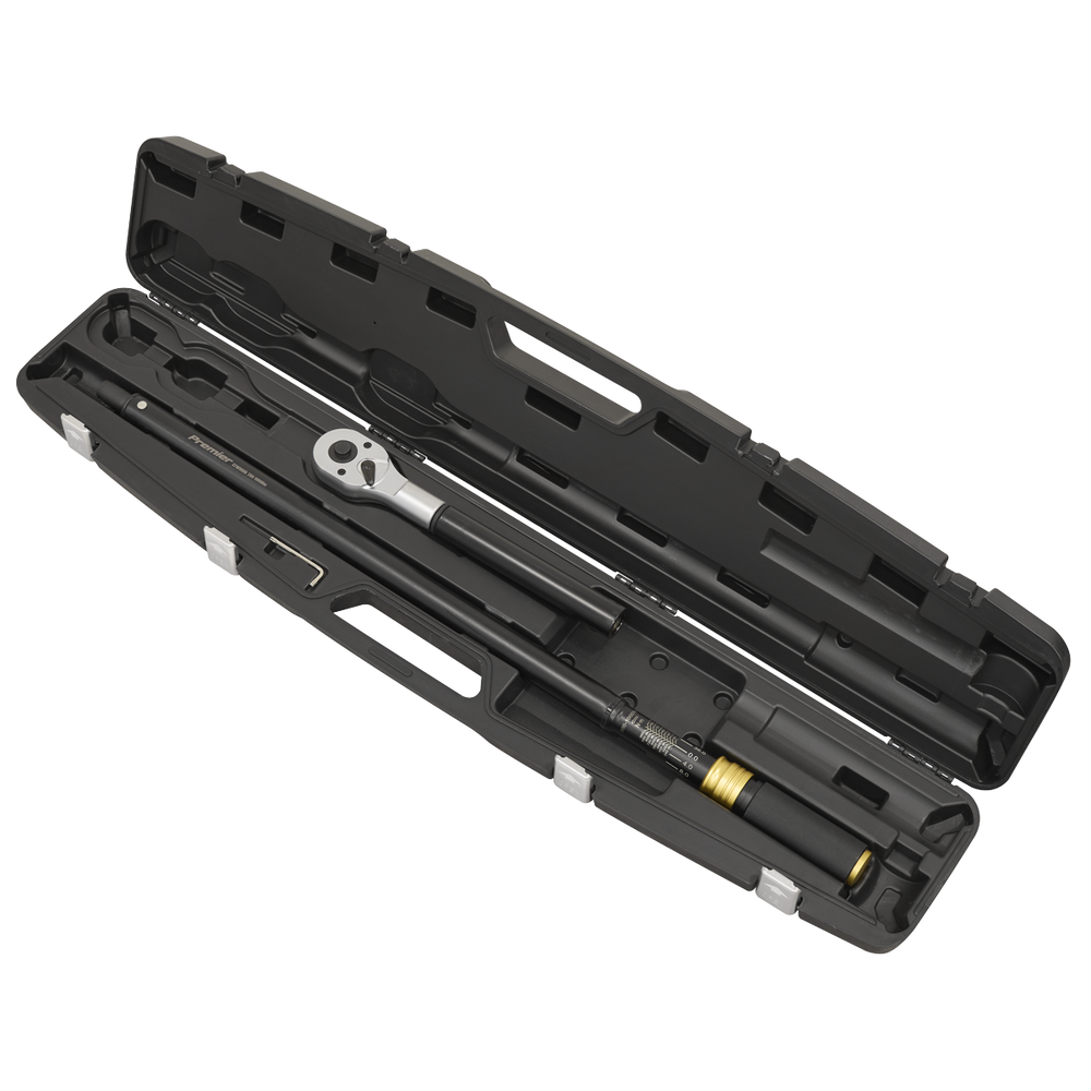 Sealey STW908B Premier Black Torque Wrench Micrometer 3/4"Sq Drive Calibrated 200-1000Nm - additional view 3