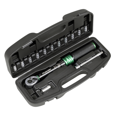 Sealey STW911B Torque Wrench Set 1/4"Sq Drive 5-25Nm 14pc