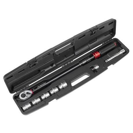 Sealey STW915B Premier Black Torque Wrench Set 1/2"Sq Drive 60-330Nm 8pc
