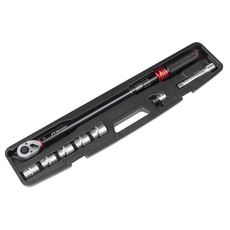 Sealey STW915B Premier Black Torque Wrench Set 1/2"Sq Drive 60-330Nm 8pc - additional view 7
