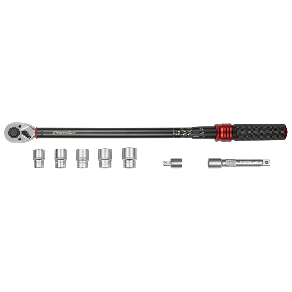 Sealey STW915B Premier Black Torque Wrench Set 1/2"Sq Drive 60-330Nm 8pc - additional view 9