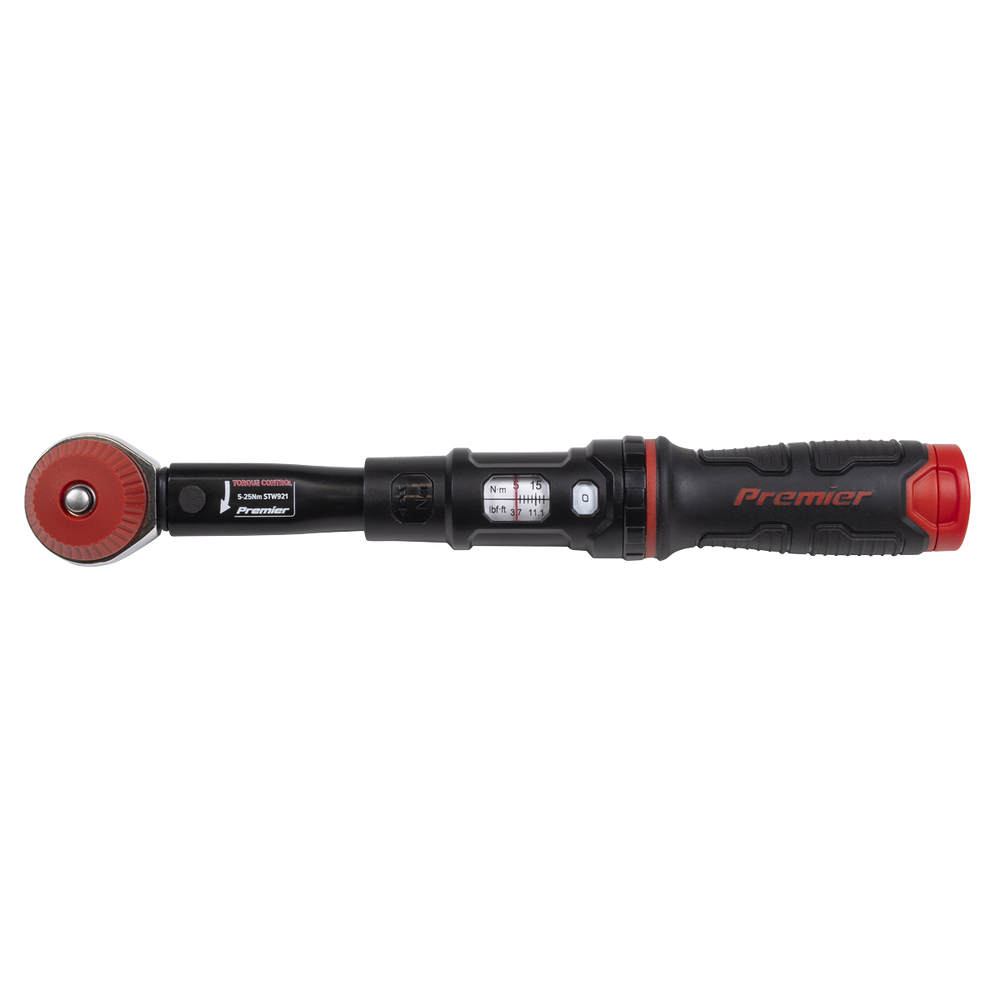 Sealey STW921 Premier Black Calibrated Micrometer Torque Wrench with 1/4"Sq Push-Through Drive 5-25Nm - additional view 4