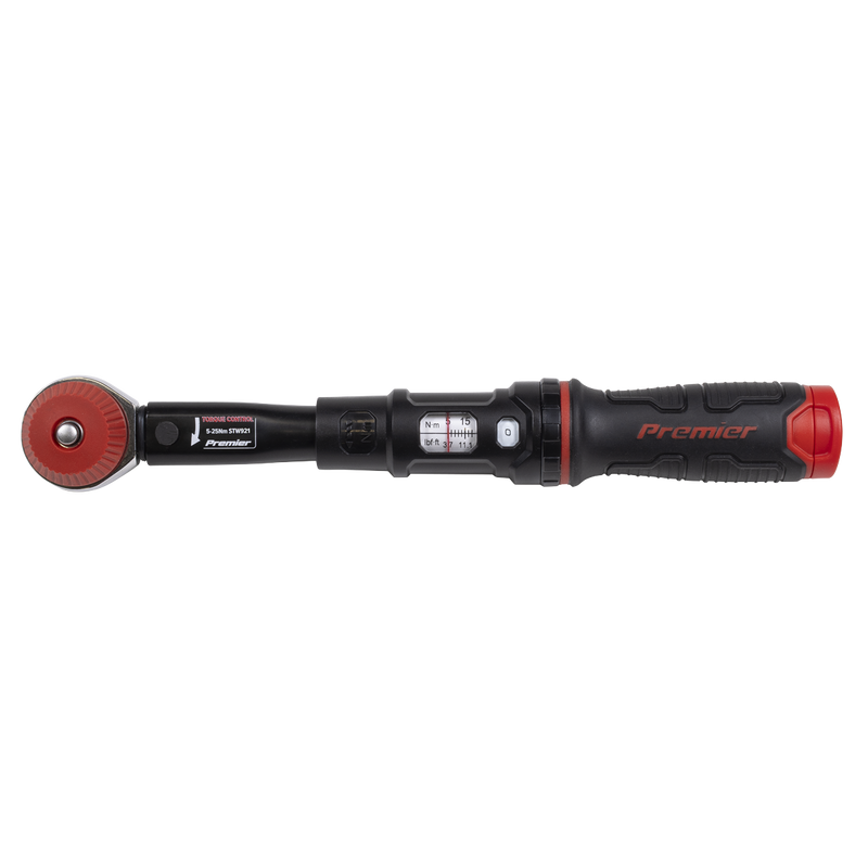Sealey STW921 Premier Black Calibrated Micrometer Torque Wrench with 1/4"Sq Push-Through Drive 5-25Nm - additional view 4