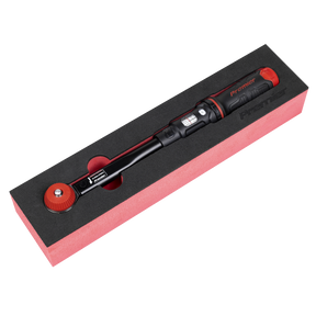 Sealey STW922 Premier Black Calibrated Micrometer Torque Wrench with 3/8"Sq Push-Through Drive 10-50Nm