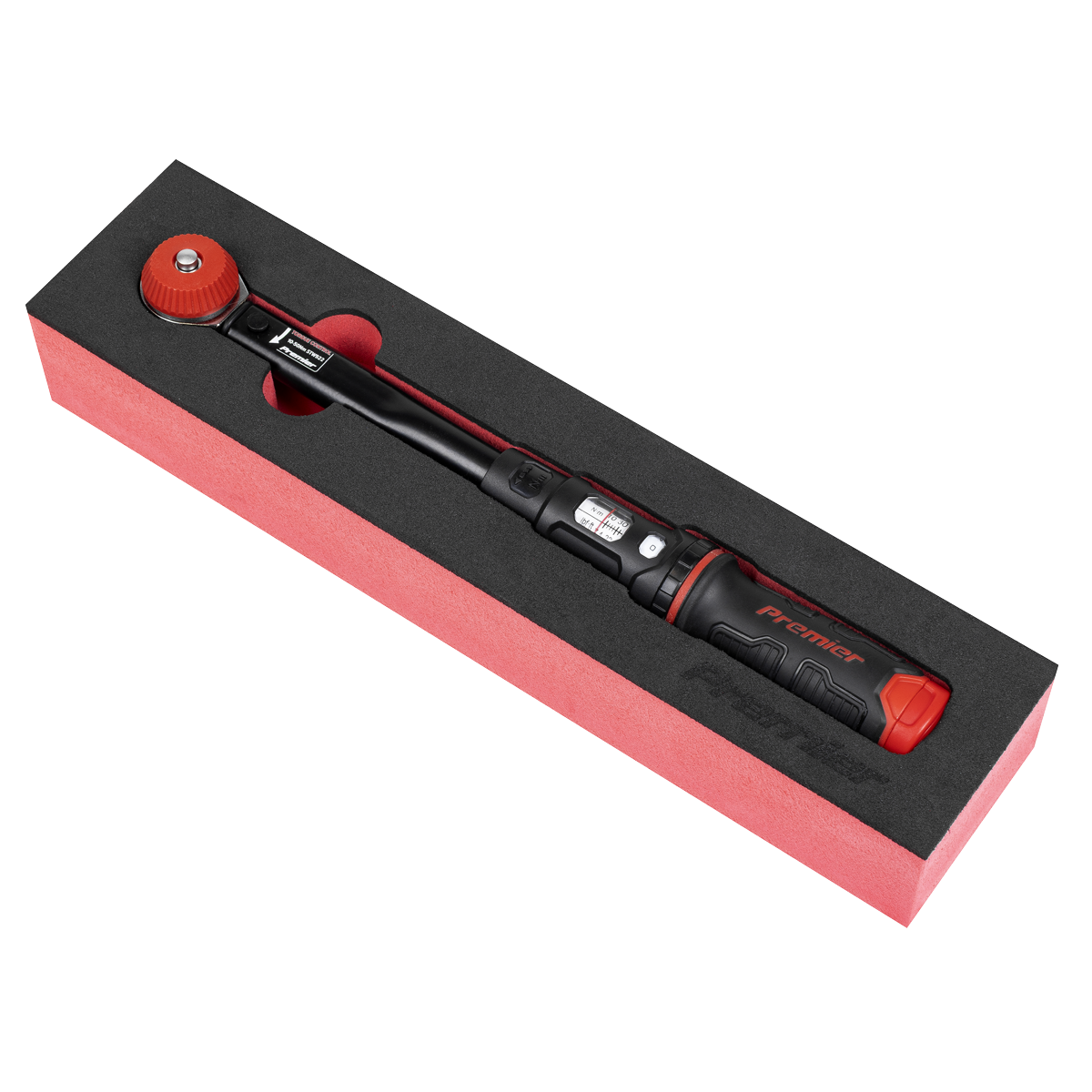 Sealey STW922 Premier Black Calibrated Micrometer Torque Wrench with 3/8"Sq Push-Through Drive 10-50Nm - additional view 6