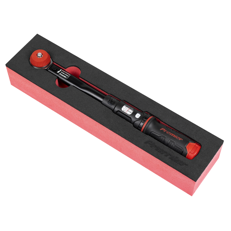 Sealey STW922 Premier Black Calibrated Micrometer Torque Wrench with 3/8"Sq Push-Through Drive 10-50Nm - additional view 6