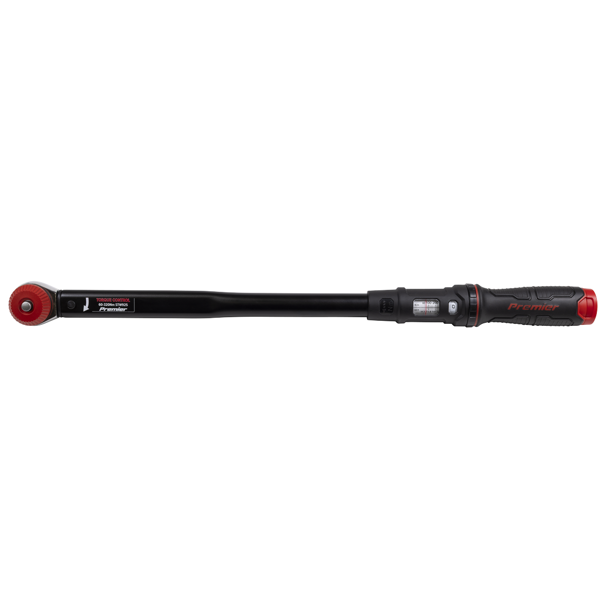 Sealey STW925 Premier Black Calibrated Micrometer Torque Wrench with 1/2"Sq Push-Through Drive 60-320Nm - additional view 6