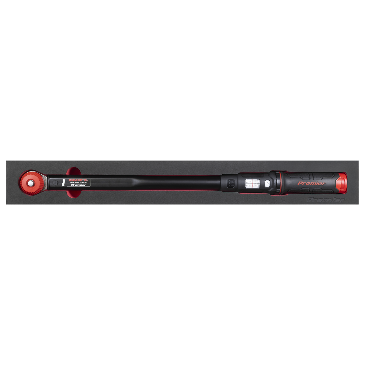 Sealey STW926 Premier Black Calibrated Micrometer Torque Wrench with 1/2"Sq Push-Through Drive 80-420Nm - additional view 3