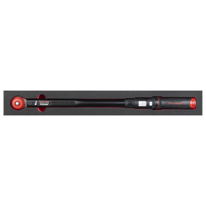 Sealey STW926 Premier Black Calibrated Micrometer Torque Wrench with 1/2"Sq Push-Through Drive 80-420Nm - additional view 3