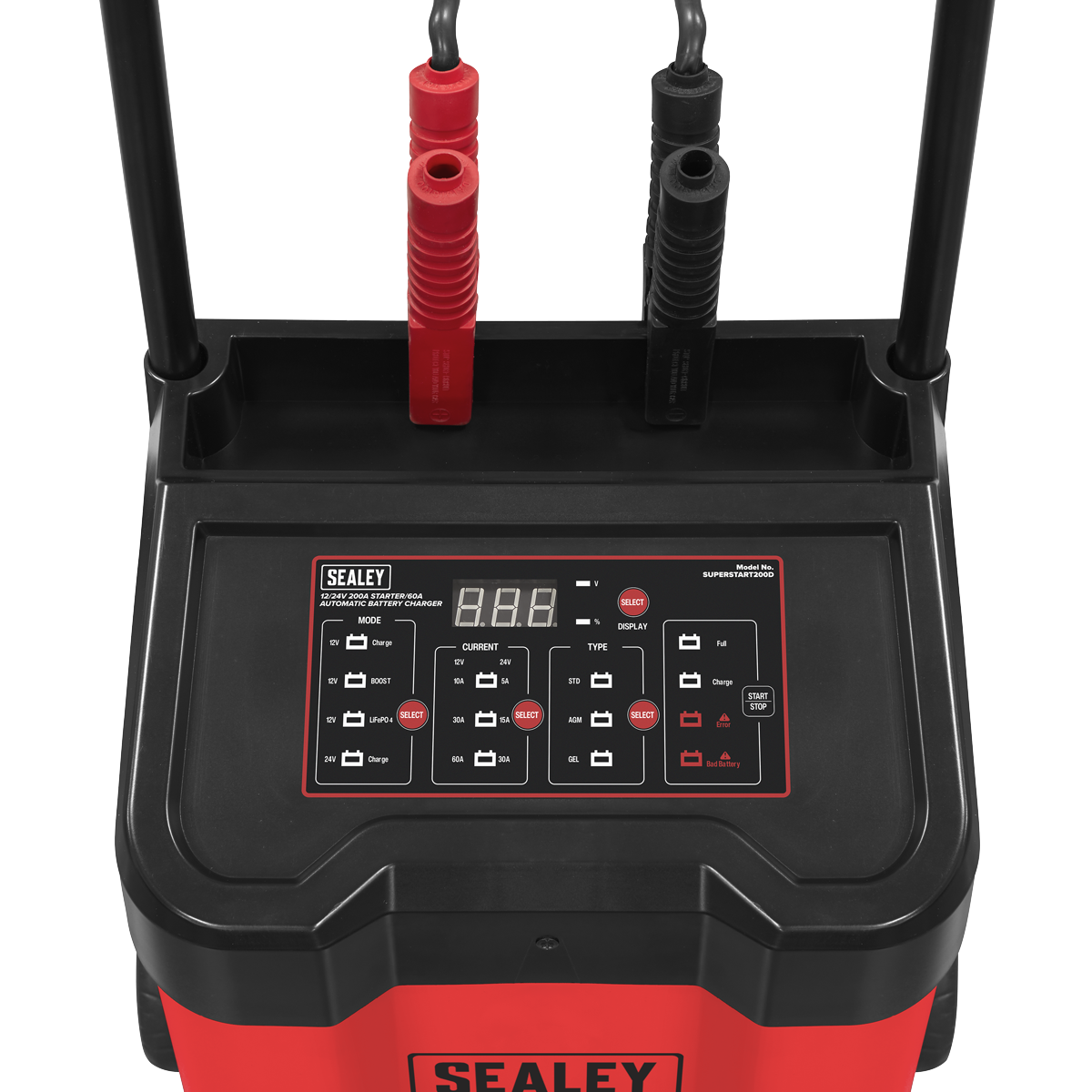 Sealey SUPERSTART200D 12/24V Starter 200A/Automatic Battery Charger 60A - additional view 5