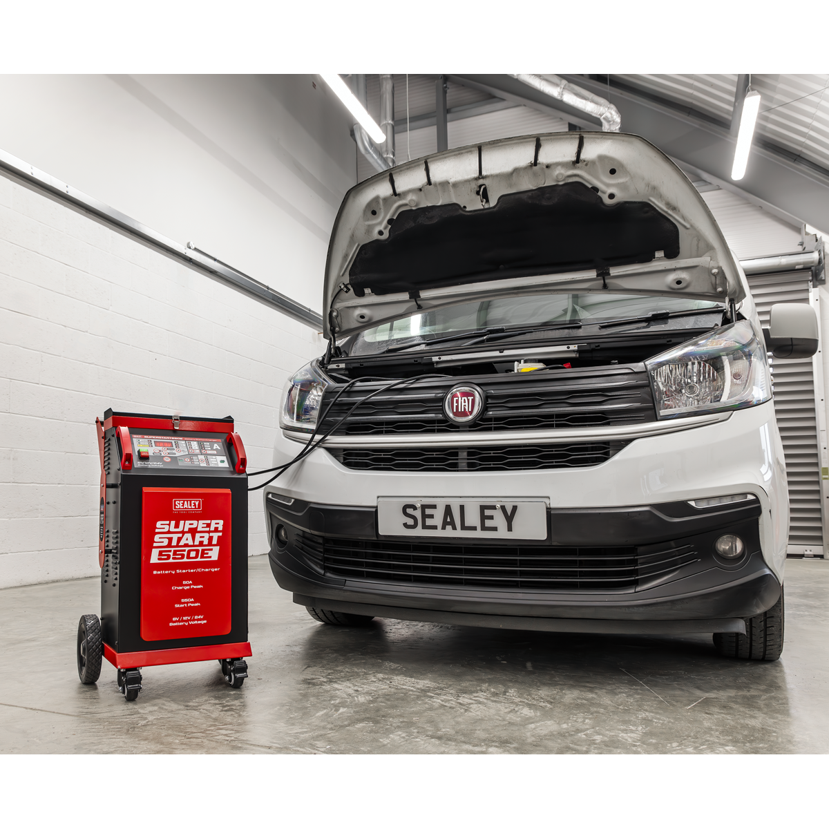 Sealey SUPERSTART550E 6/12/24V Battery Starter/Charger 550A - additional view 12