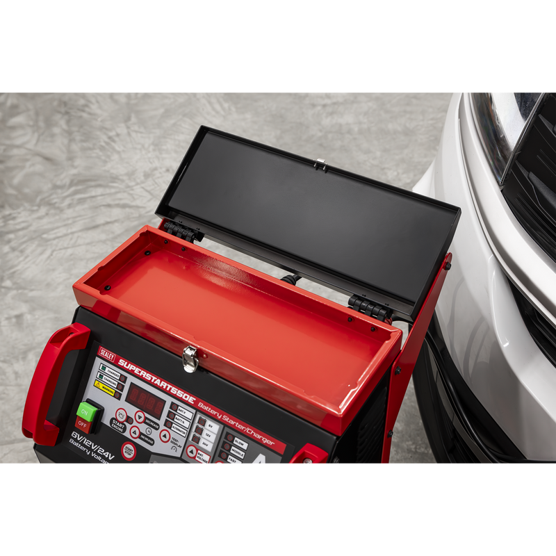 Sealey SUPERSTART550E 6/12/24V Battery Starter/Charger 550A - additional view 6