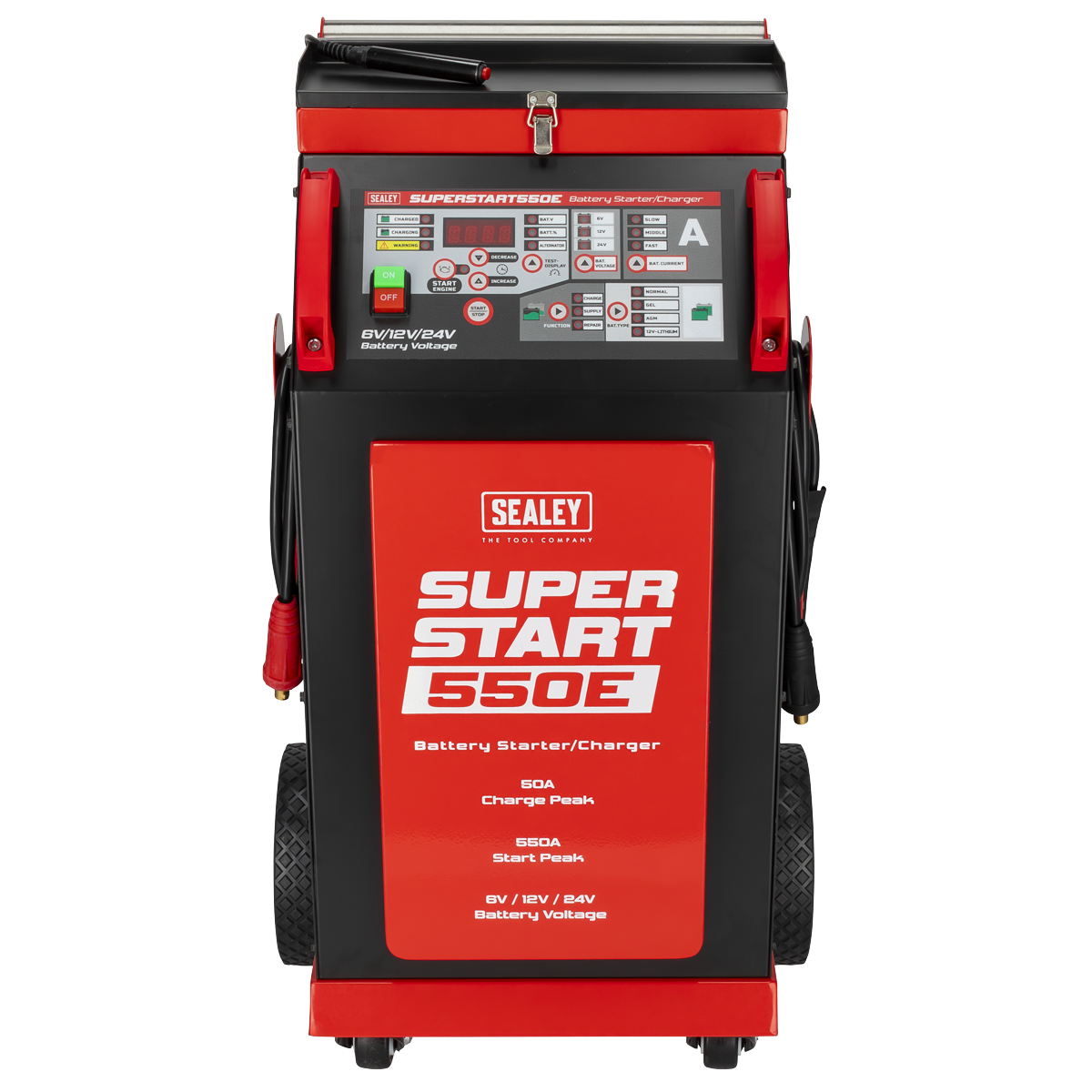 Sealey SUPERSTART550E 6/12/24V Battery Starter/Charger 550A - additional view 7