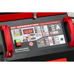 Sealey SUPERSTART750E 6/12/24V Battery Starter/Charger 750A - additional view 7