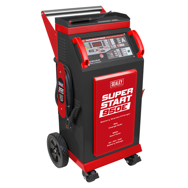 Sealey SUPERSTART950E 6/12/24V Battery Starter/Charger 950A