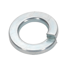 Sealey SWM8 Zinc Plated Spring Washer M8, DIN 127B - Pack of 100