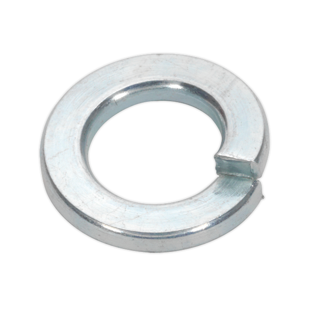 Sealey SWM8 Zinc Plated Spring Washer M8, DIN 127B - Pack of 100