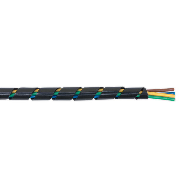Sealey SWS816 Spiral Wrap Cable Sleeving 8-16mm 10m