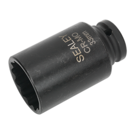 Sealey SX0041 Premier Bi-Hex Deep Impact Socket 1/2"Sq Drive 33mm