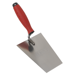 Sealey T1203 Stainless Steel Masonry Trowel with Rubber Handle 160mm