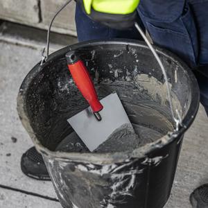 Sealey T1204 Stainless Steel Bucket Trowel with Rubber Handle 180mm - additional view 3