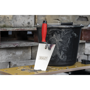 Sealey T1204 Stainless Steel Bucket Trowel with Rubber Handle 180mm - additional view 4