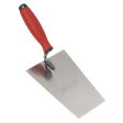 Sealey T1204 Stainless Steel Bucket Trowel with Rubber Handle 180mm