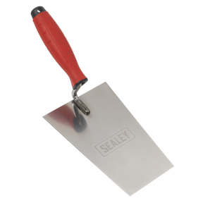 Sealey T1204 Stainless Steel Bucket Trowel with Rubber Handle 180mm