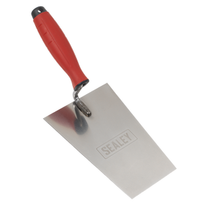 Sealey T1204 Stainless Steel Bucket Trowel with Rubber Handle 180mm