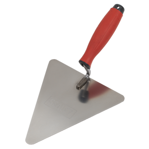 Sealey T1205 Stainless Steel Triangular Brick Trowel with Rubber Handle 180mm - additional view 2
