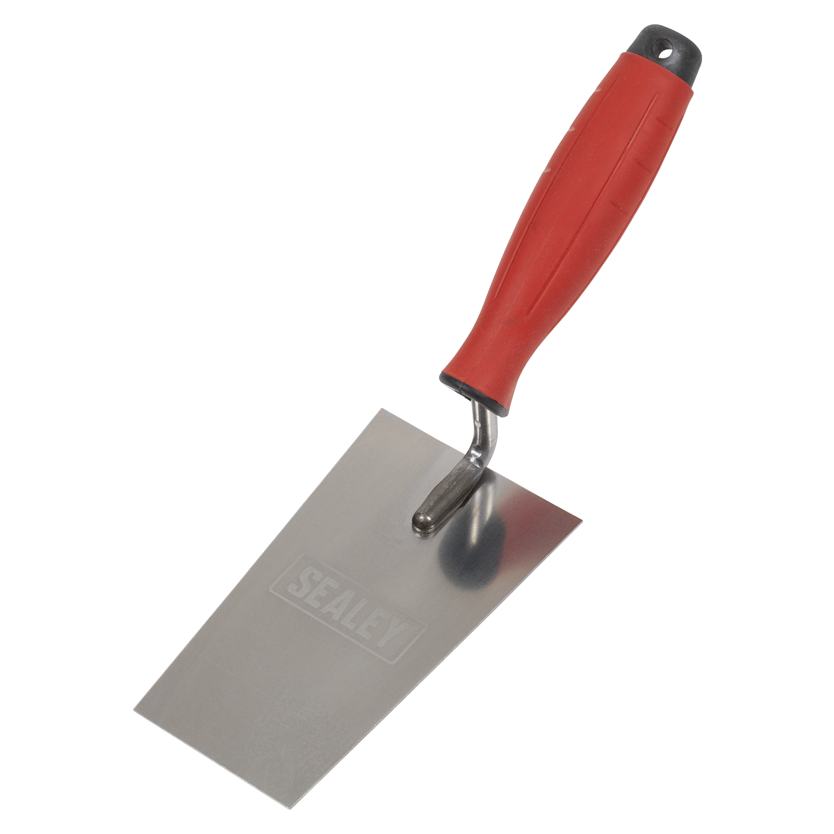 Sealey T1208 Stainless Steel Filler Trowel with Rubber Handle 140mm - additional view 2