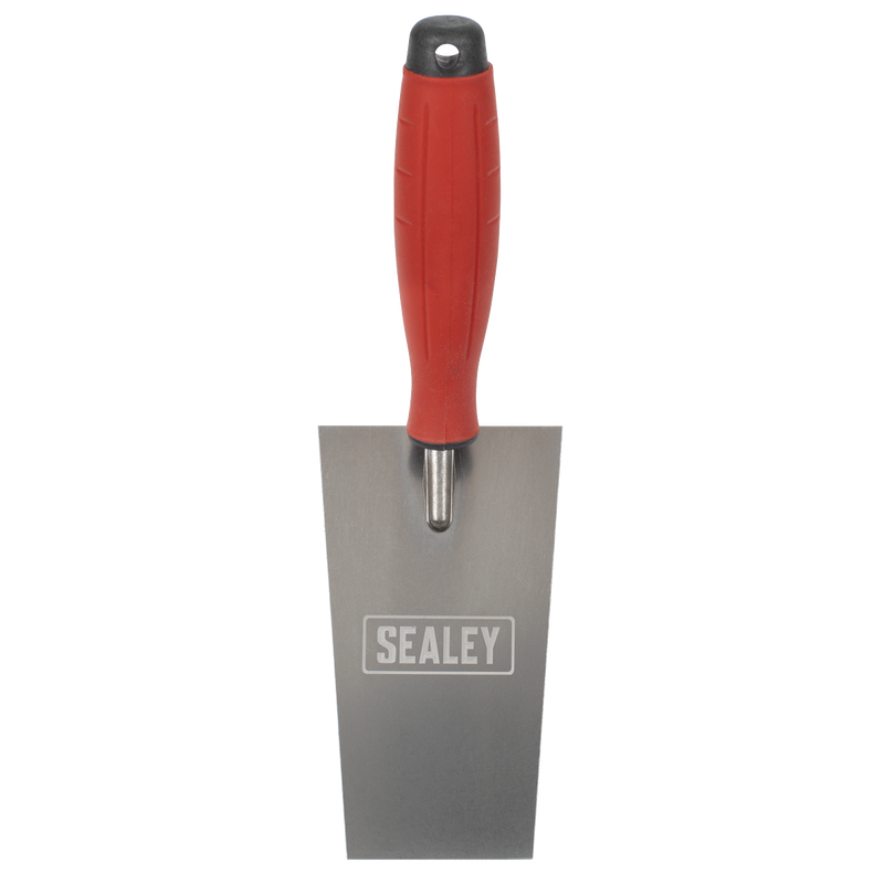 Sealey T1208 Stainless Steel Filler Trowel with Rubber Handle 140mm - additional view 3