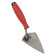 Sealey T1222 Stainless Steel Sharp Pointing Trowel with Rubber Handle 140mm