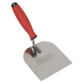 Sealey T1706 Stainless Steel Margin Trowel with Rubber Handle 120mm