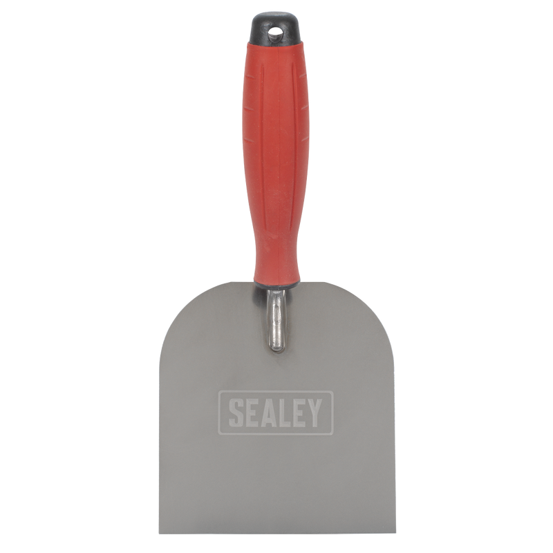 Sealey T1706 Stainless Steel Margin Trowel with Rubber Handle 120mm - additional view 3