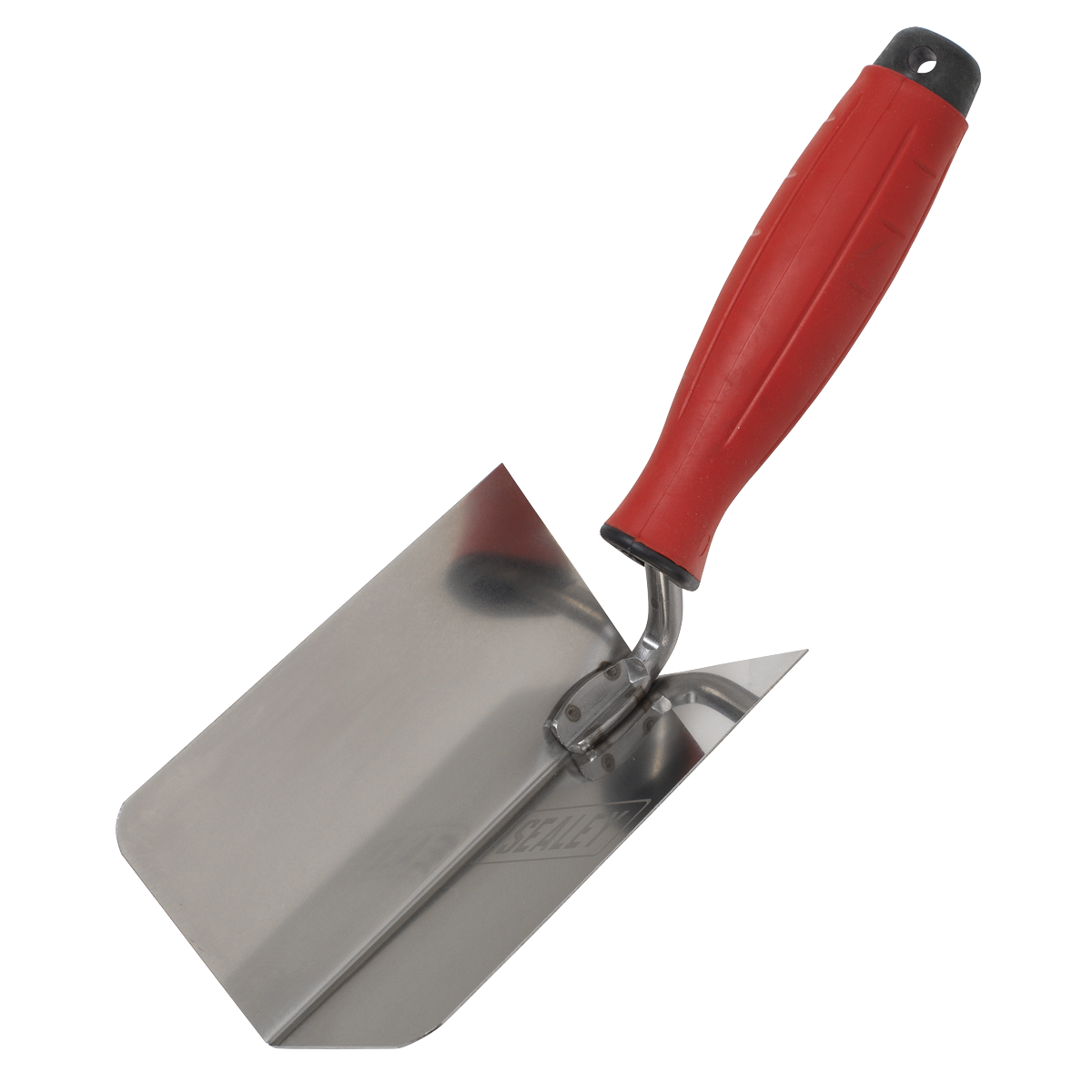 Sealey T1802 Stainless Steel Internal Corner Trowel with Rubber Handle 120 x 60mm - additional view 3