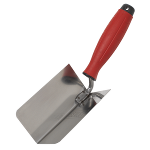 Sealey T1802 Stainless Steel Internal Corner Trowel with Rubber Handle 120 x 60mm - additional view 3