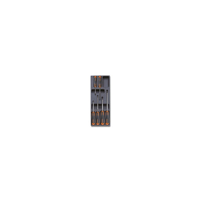 Beta Hard Thermoformed Tray With 6 Evox Phillips Screwdrivers - T213