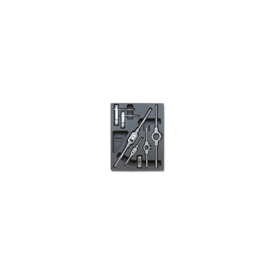 Beta Hard Thermoformed Tray With 7-Tool Tap And Die Holder Assortment - T273