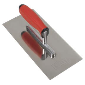 Sealey T7800 Stainless Steel Plastering Trowel with Rubber Handle 270mm