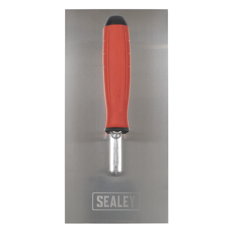 Sealey T7800 Stainless Steel Plastering Trowel with Rubber Handle 270mm - additional view 3