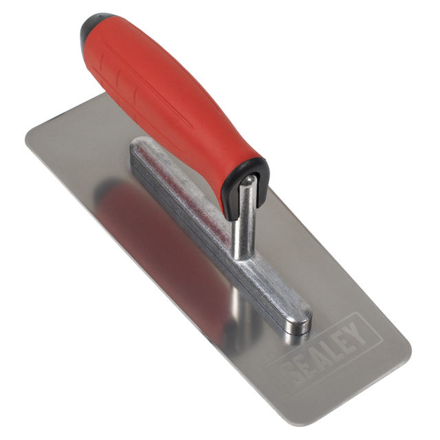 Sealey T8012 Stainless Steel Venetian Trowel with Rubber Handle 240mm