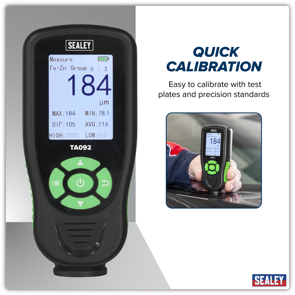 Sealey TA092 Rechargeable Paint Thickness Gauge - additional view 11