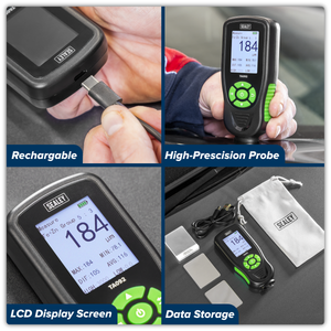 Sealey TA092 Rechargeable Paint Thickness Gauge - additional view 12
